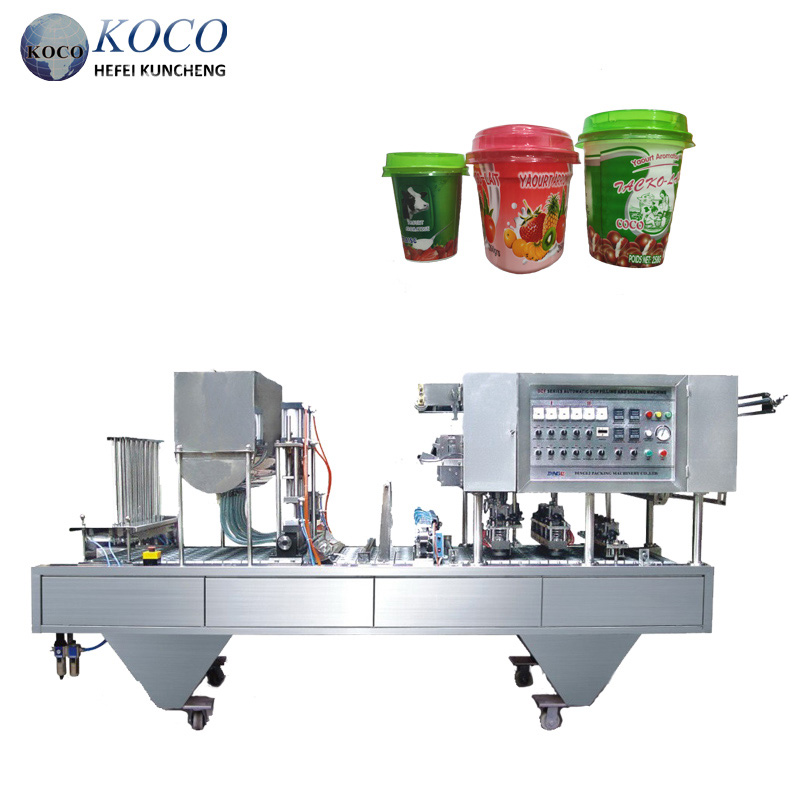 Cup yogurt filling sealing equipment