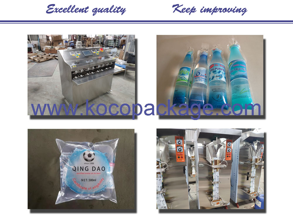 Pure water bag machine