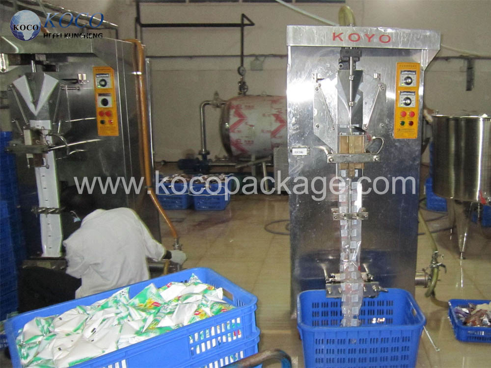 Pure water bag Sachet packing machine