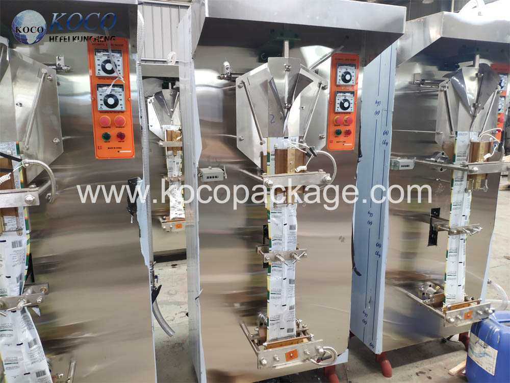 Sachet water bag packaging machine