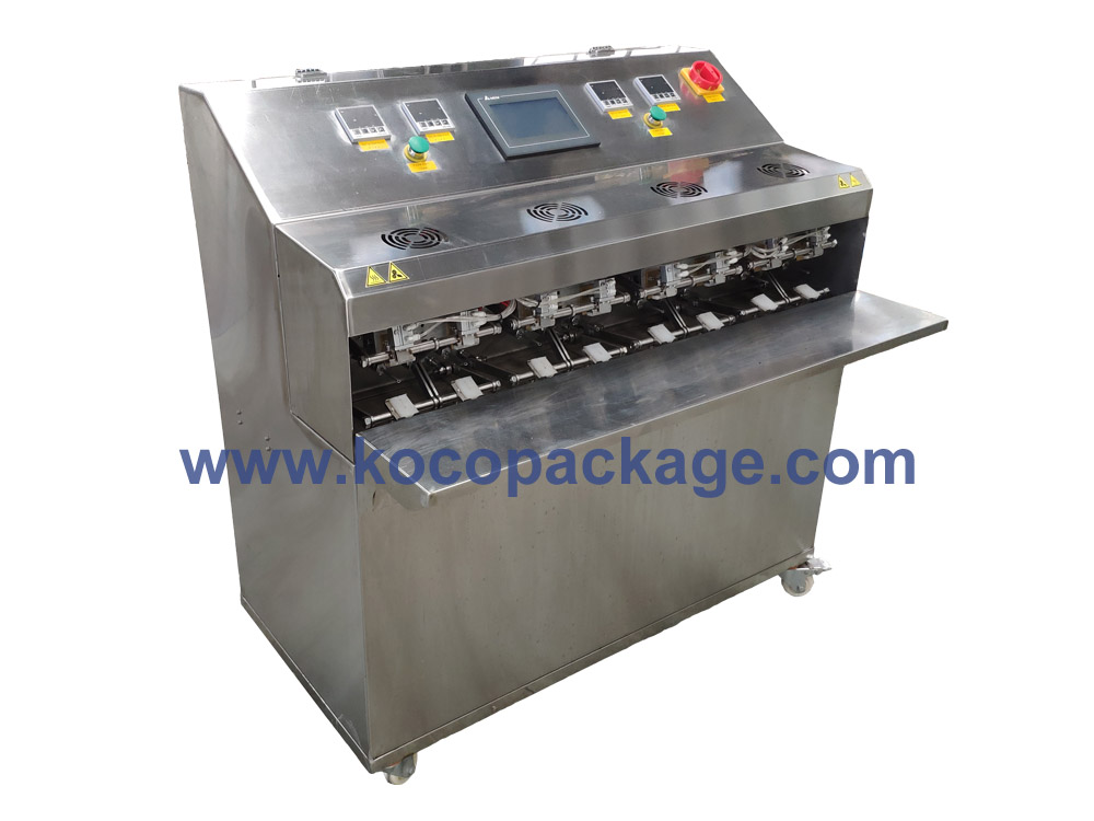 Juice bag filling and sealing machine