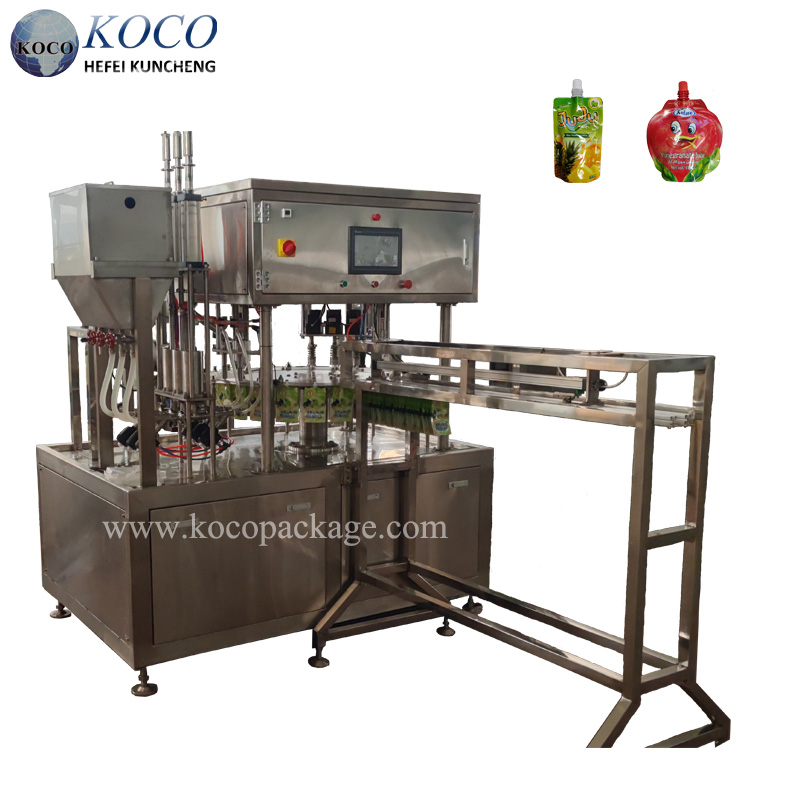 Production of screw cap bag juice solutions