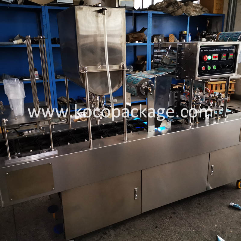 juice cup filling and sealing machine