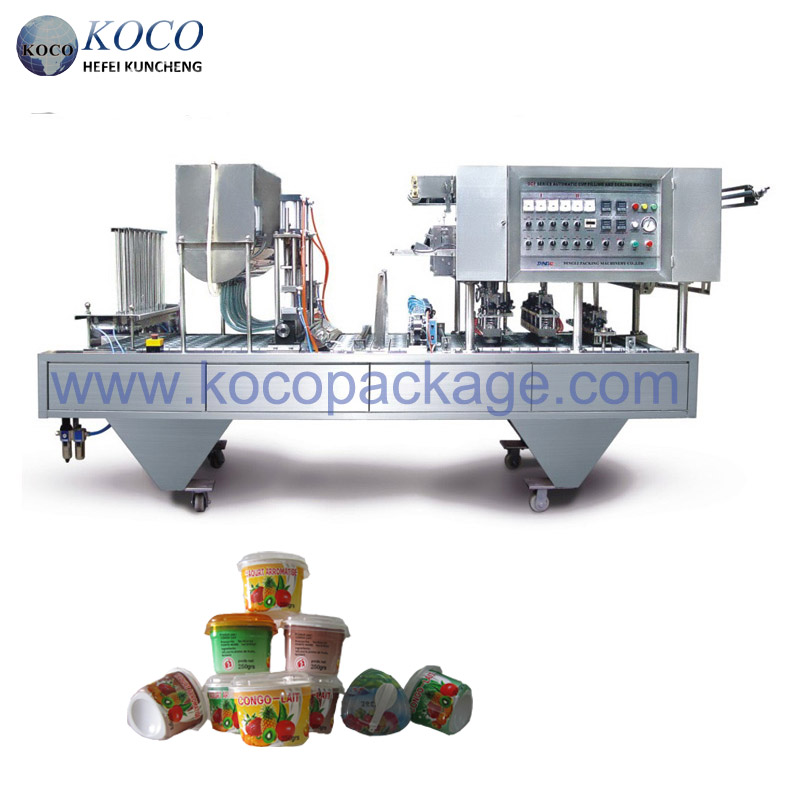 Fully automatic yogurt dairy filling machine